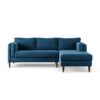 Habitat Newington Right Hand Corner Sofa - Ink Blue-Dark Leg