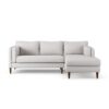 Habitat Newington Right Hand Corner Sofa - Natura l-Dark Leg