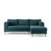 Habitat Newington Right Hand Corner Sofa - Teal -Ash Leg