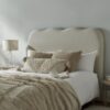 Habitat Onda Linen Kingsize Headboard - Natural