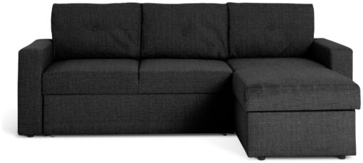 Habitat Parker Right Hand Chaise Sofa Bed - Charcoal