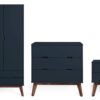 Habitat Pimlico 3 Piece 2 Door Wardrobe Set - Blue