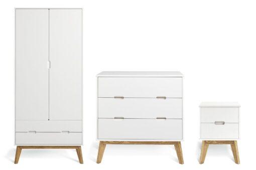 Habitat Pimlico 3 Piece 2 Door Wardrobe - White