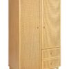 Habitat Simone 2 Door 2 Drawer Rattan Wardrobe