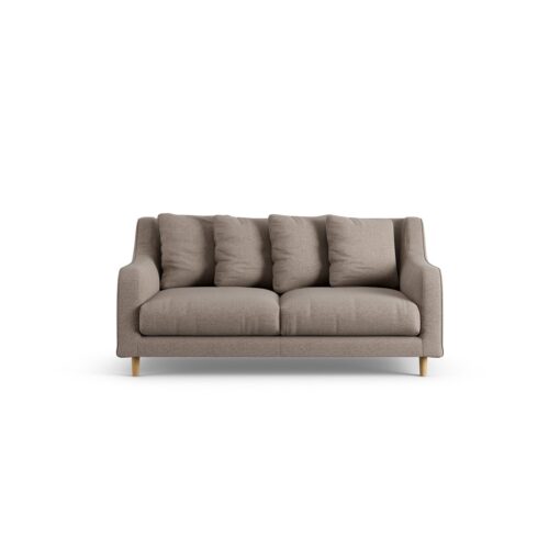 Habitat Swift Fabric 2 Seater Sofa - Mocha - Ash Leg