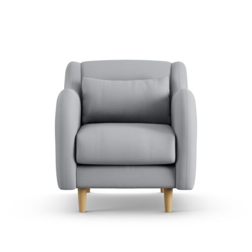 Habitat Turnmill Fabric Armchair - Grey - Ash Leg