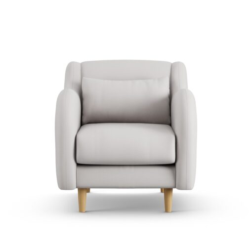 Habitat Turnmill Fabric Armchair - Natural - Ash Leg