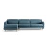 Habitat Turnmill Left Hand Corner Sofa - Blue