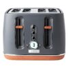 Haden 201317 Dorchester 4 Slice Toaster - Grey