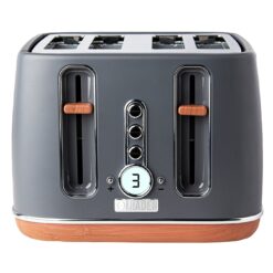 Haden 201317 Dorchester 4 Slice Toaster - Grey