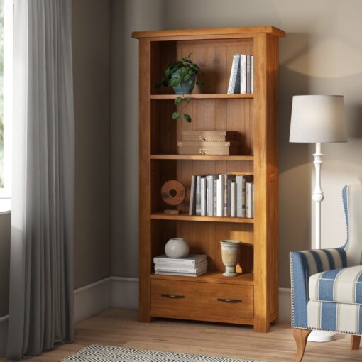 Hairston Wide 180cm Standard Bookcase