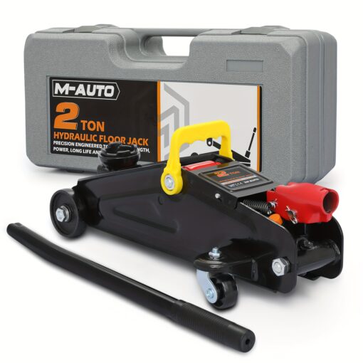 Heavy Duty Hydraulic Trolley Service/floor Jack With Carrying Storage Case, (4000 Lb) Capacity