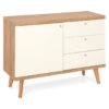 Hemel 107 Cm Wide 3 Drawer Sideboard