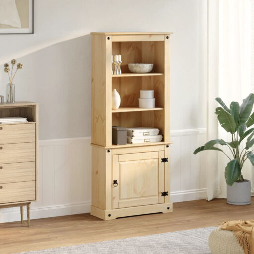 Highboard Corona 74cm x 38cm x 170cm made of solid pine wood