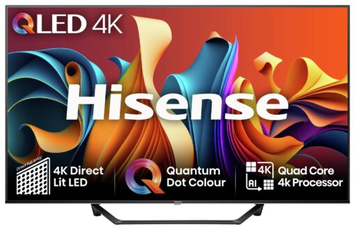 Hisense 55 Inch 55A7NQTUK Smart 4K UHD HDR QLED Freely TV