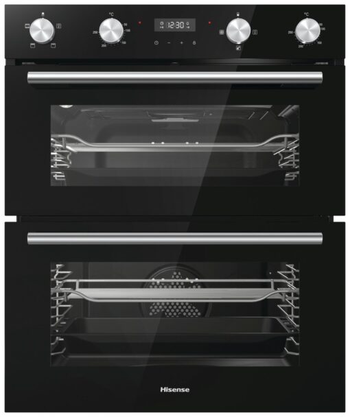 Hisense BID75211BGUK Built Under Double Electric Oven-Black