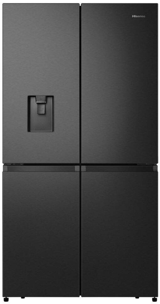 Hisense RQ758N4SWF1 PureFlat American Fridge Freezer-Black