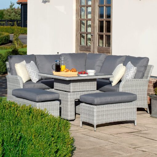 Hoddesd 9 Seater Rattan Sofa Set