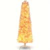 Homdox 6ft Christmas , Pre-assembled Christmas , / 250 Led Lights, Metal , For Christmas Decoration Topiaries, Plants & , Christmas Decoration