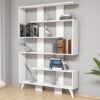 Homemania Bookcase Jane 120 x 22 x 164cm White