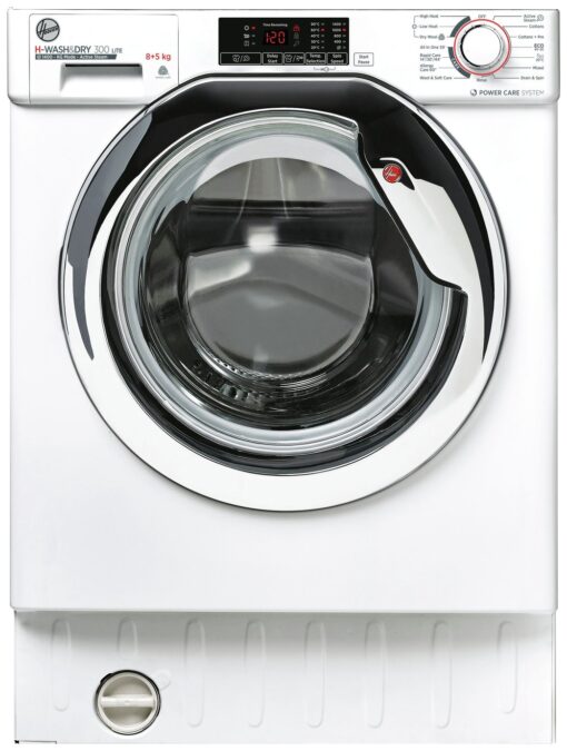 Hoover HBDS 485D1ACE 8/5KG Integrated Washer Dryer - White