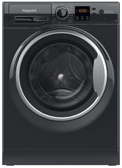 Hotpoint NSWM946BSUK 9KG 1400 Spin Washing Machine - Black