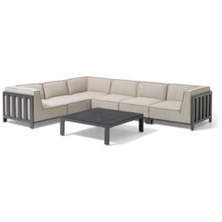 Ibiza Medium Corner Sofa Set With Square Table