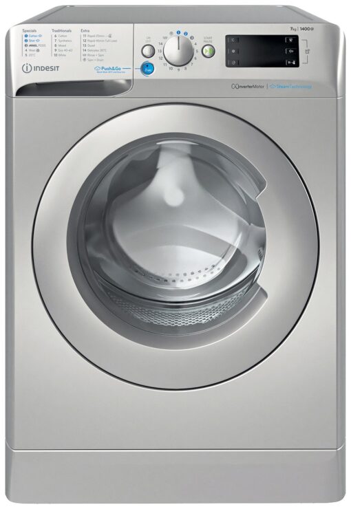 Indesit BWE71496XSVUK 7KG 1400 Spin Washing Machine - Silver