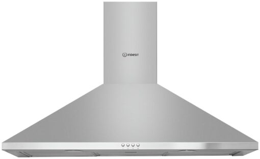 Indesit IHPC9.4LMX 90cm Chimney Cooker Hood- Stainless Steel