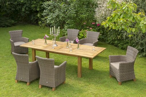 Irby 6 Seater Dining Set with Cushions