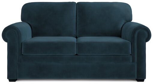 Jay-Be Heritage Velvet 2 Seater Sofa Bed - Ink Blue