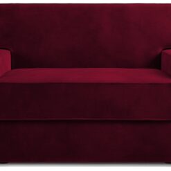 Jay-Be Linea Velvet Cuddle Chair Sofa Bed - Burgundy