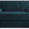 Jay-Be Linea Velvet Cuddle Chair Sofa Bed - Ink Blue