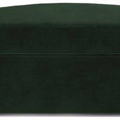 Jay-Be Velvet Footstool Chair Bed - Dark Green