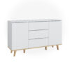 Jillian 138 Cm Wide 3 Drawer Sideboard