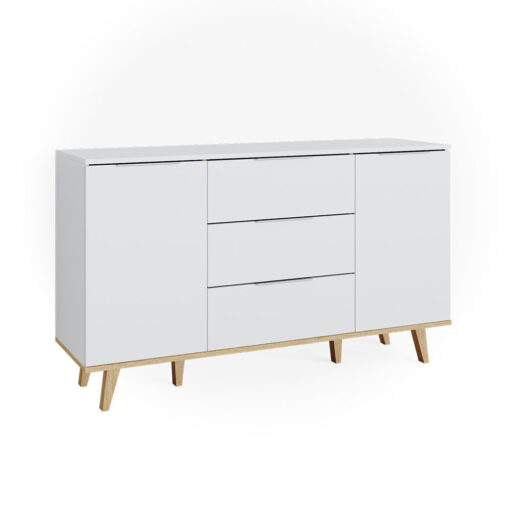 Jillian 138 Cm Wide 3 Drawer Sideboard