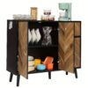 Kitchen Storage Cabinet With Drawers And Doors, Floor Sideboard And Buffet Cabinet, Entryway Console Cabinet For Kitchen, Living Room, Dining Room,