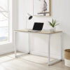 Kynlyn Modern Design Computer Desk - Home Office Desk, Melamine Scratch Resistant Surface