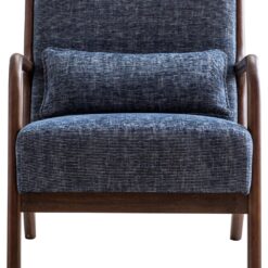 Kyoto Leah Fabric Armchair - Navy