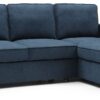 Kyoto Noah Fabric Reversible Corner Sofa Bed - Blue