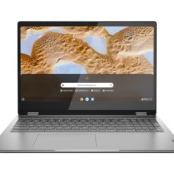 LENOVO IdeaPad Flex 3 15.6" 2 in 1 Chromebook - Intel®Pentium Silver, 128 GB SSD, Arctic Grey, Silver/Grey