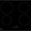 LOGIK LINDHOB23 59 cm Electric Induction Hob - Black, Black