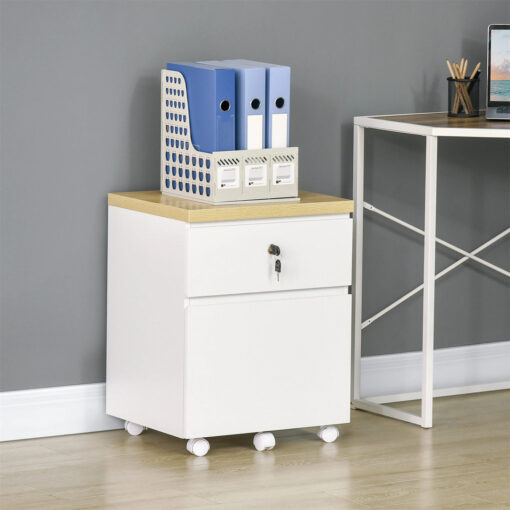 Lakelia 2 Drawer Filing Cabinet