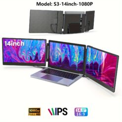 Laptop , 14" 1080p Fhd Portable -in Stand & Speakers 13''-16.1'' Laptop, And , Compatible ////ps5/switch