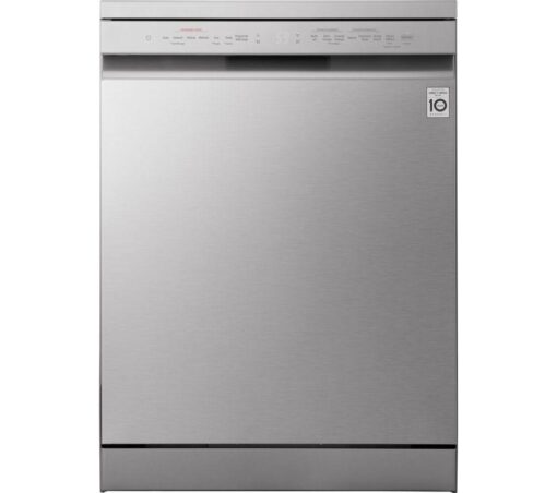 Lg TrueSteam DF243FVS Full-Size WiFi-enabled Dishwasher - Silver, Silver/Grey