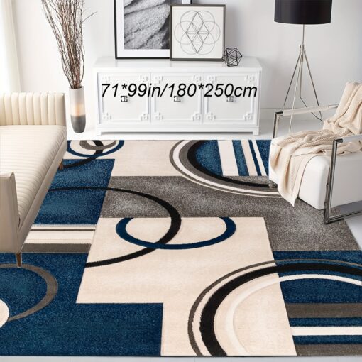 Luxurious Velvet Touch Area Rug With Non-slip Backing - , Machine Washable For Decor - Living Room, Bedroom, Kitchen, And More