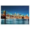 Manhattan Bridge at Nighttime 3.2m x 4.8m Textured Matt Peel & Stick Wall Mural