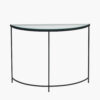 Marazzi 101cm Glass Top Console Table