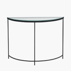 Marazzi 101cm Glass Top Console Table