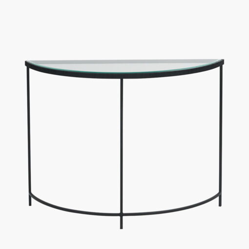 Marazzi 101cm Glass Top Console Table